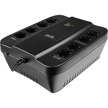 Джерело безперебійного живлення Powercom SPD-1000N 550 Вт 8 х EURO Schuko USB - фото 4