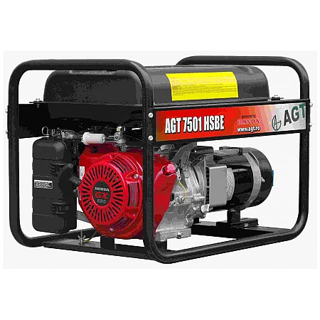 Бензиновый генератор AGT 7501 HSBE R26