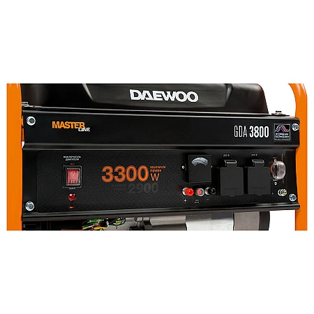 Бензиновий генератор Daewoo GDA 3800 - фото 4