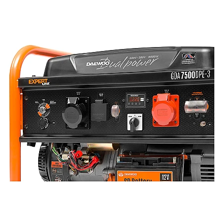 Бензиновый генератор Daewoo GDA 7500DPE-3 - фото 3