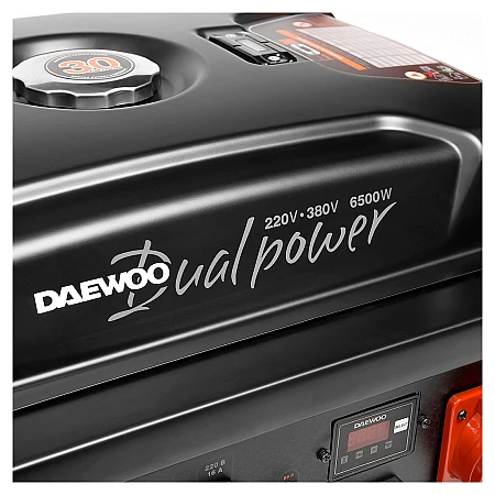 Бензиновый генератор Daewoo GDA 7500DPE-3 - фото 4