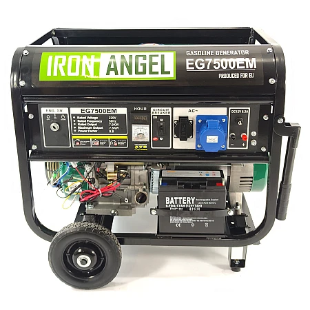 Бензиновий генератор Iron Angel EG 7500 EМ