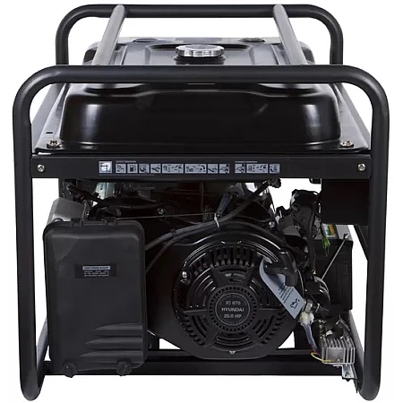 Генератор бензиновый 9,5 кВт HYUNDAI HHY 12500LE-3 открытого типа - фото 4