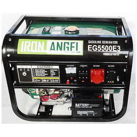 Бензиновий генератор Iron Angel EG 5500E3