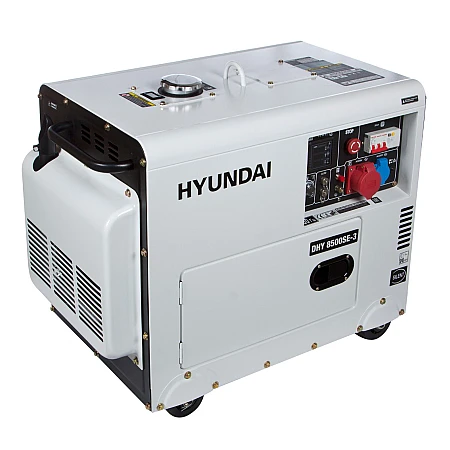 Дизельний генератор HYUNDAI DHY 8500SE-3 - фото 2