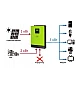 Інвертор для сонячних батарей Axioma Energy ISGRID-BF-3000  - фото 3